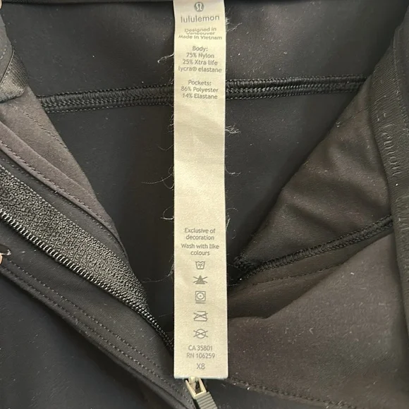 Lululemon black ankle work pants stretch - Picture 3 of 11